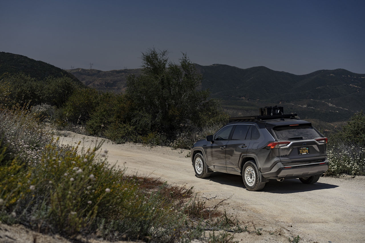 2021 Toyota RAV4 - Black Rhino FUJI - White | Wheel Pros